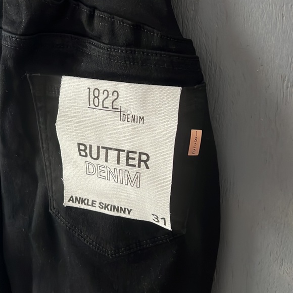 1822 Denim Butter Denim Anckle Skinny Size 31 - Picture 6 of 12